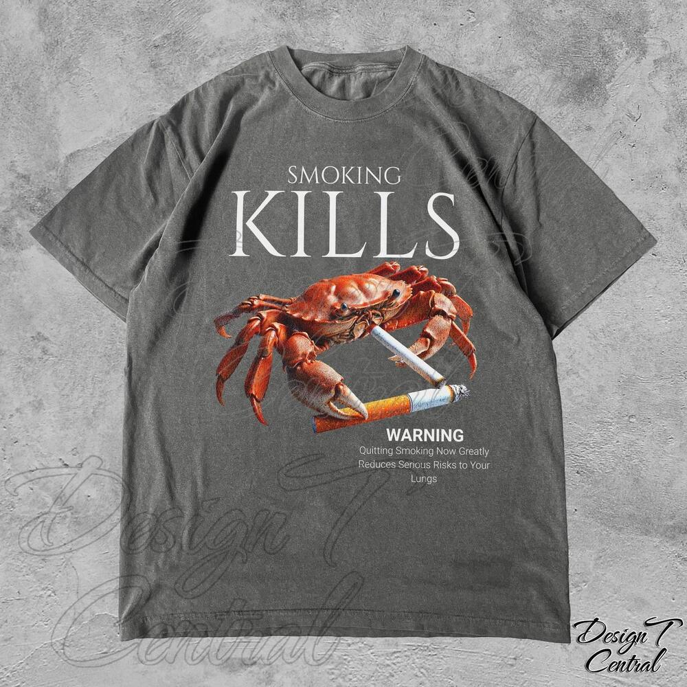 Smoking Kills Smoking Crab Unisex Tee